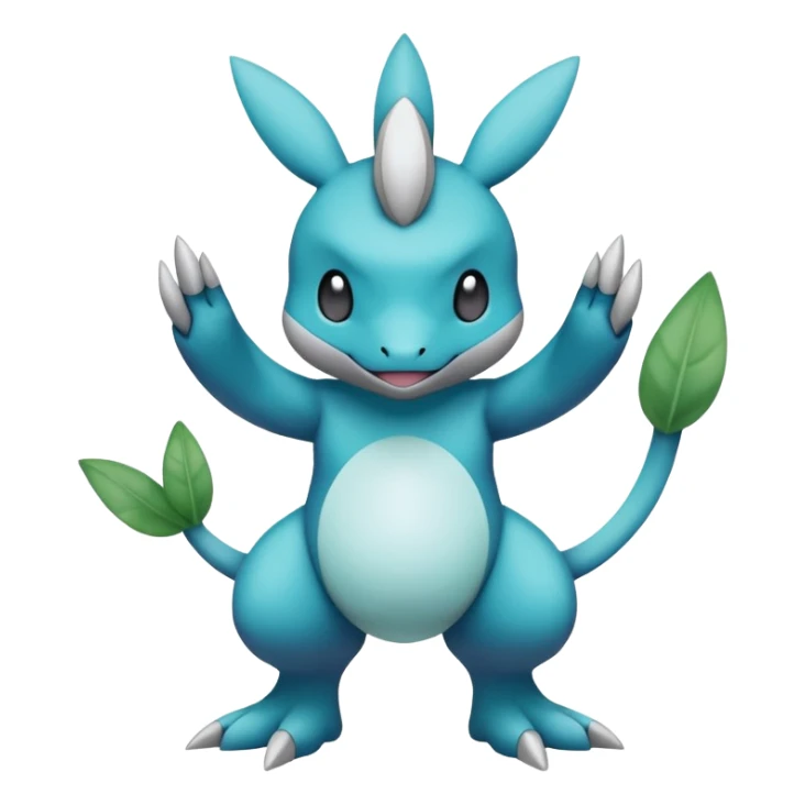 Inteleon-Vibrava-Pokémon-Fusion, full body sticker
