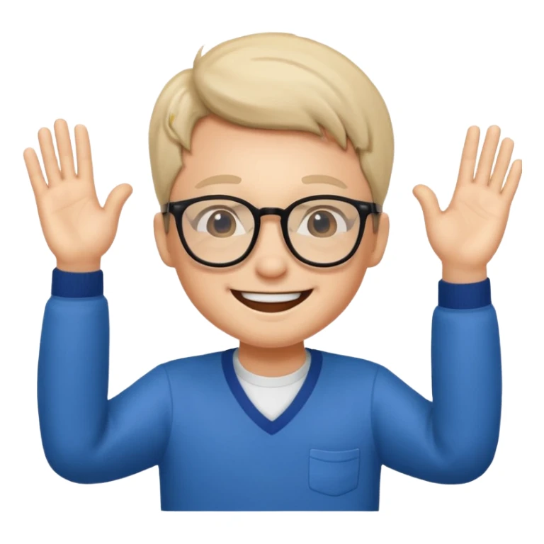 祝賀成功 by Cute招sir (with glasses)（casual wear) sticker