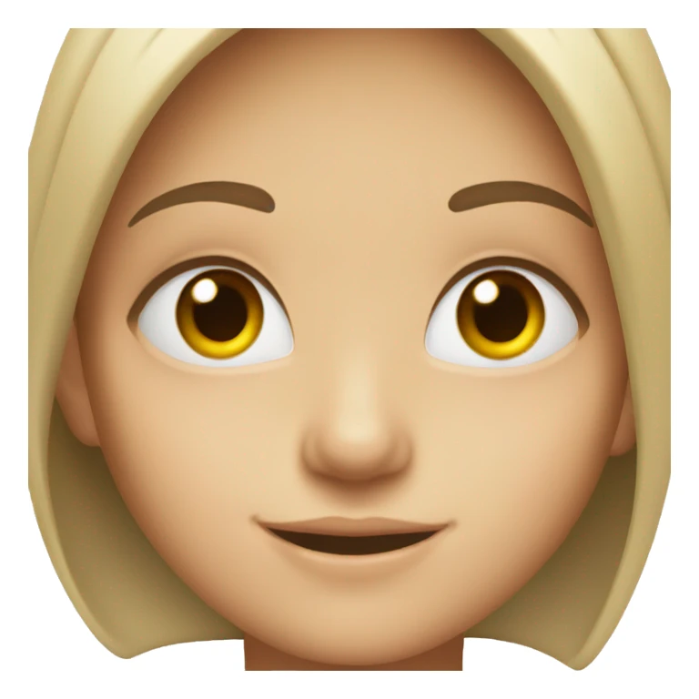 smiling girl with hazel eyes sticker