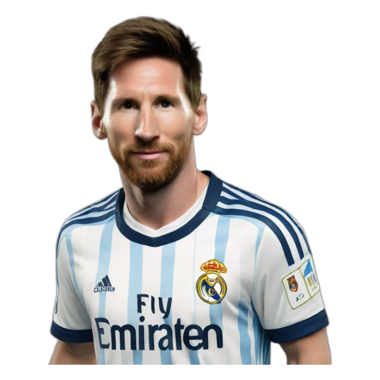 messi-camiseta-realmadrid sticker
