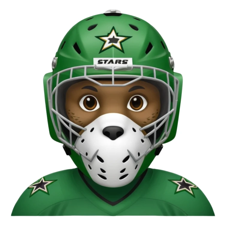 Otter Dallas Stars Goalie sticker