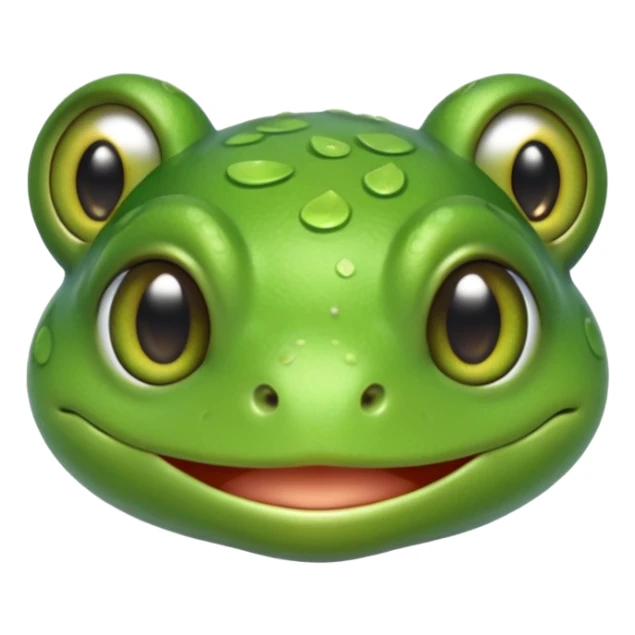 Cute Froggy with almond eyes sticker