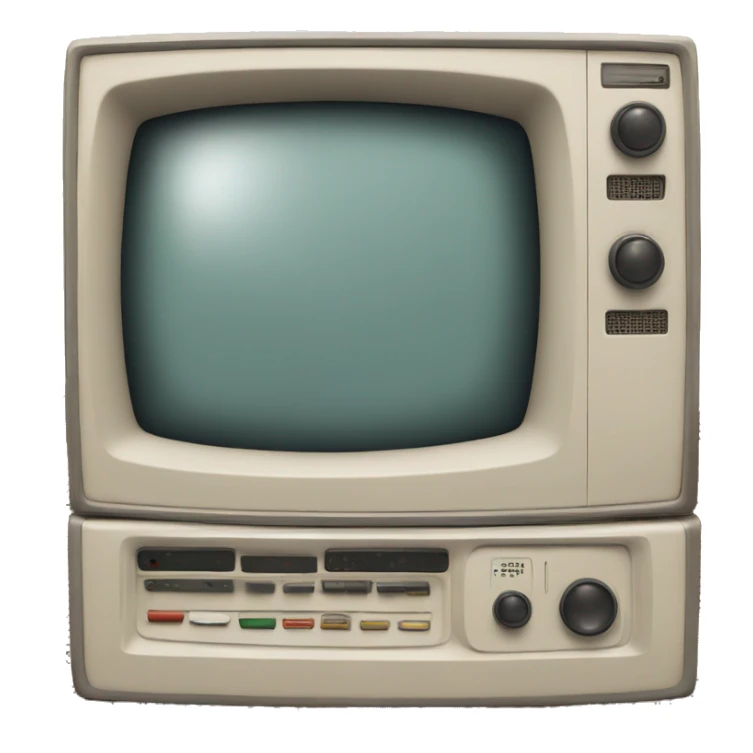 vintage monitor sticker