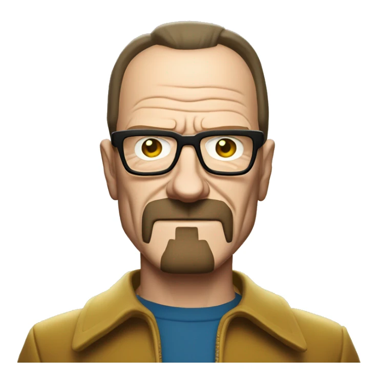 Walter white in a super man suit  sticker