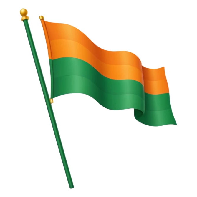 Bjp flag emoji with sticker