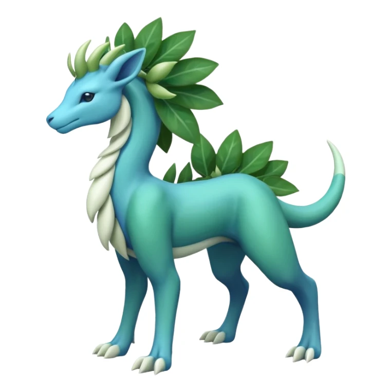 Suicune-Meganium-Bayleaf-fusion (full body) sticker