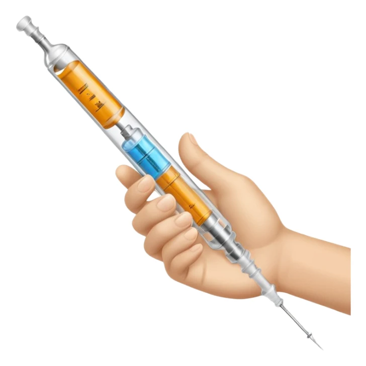 Syringe in fist sticker