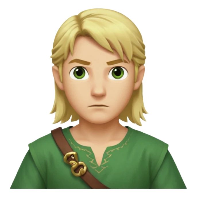 link from ocarina of time sticker