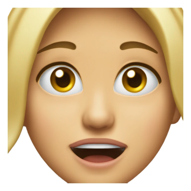 small smile with tougue out sticker