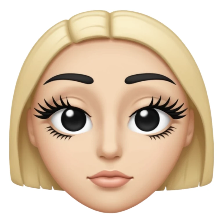 I want a version of the "single eye" generic unicode emoji but the eye is shut, eye lids down over the eye... not human face... like its just the eye ball, well you can see a bit of the eye lashes as well... I just want a version of this emoji where the eye is closed sticker