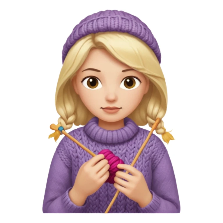 women who knit sticker
