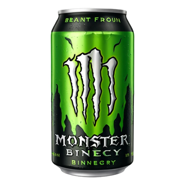 Monster energy drink can sticker