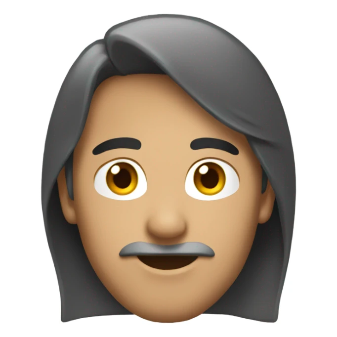 Mavi şapkalı emoji sticker