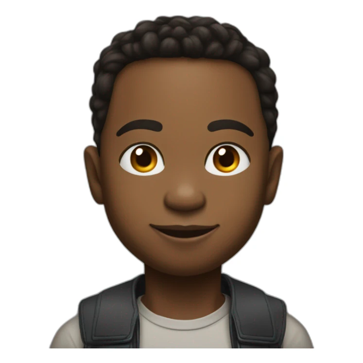 NIÑO AFRICANO CONTRA ELON MUSK sticker