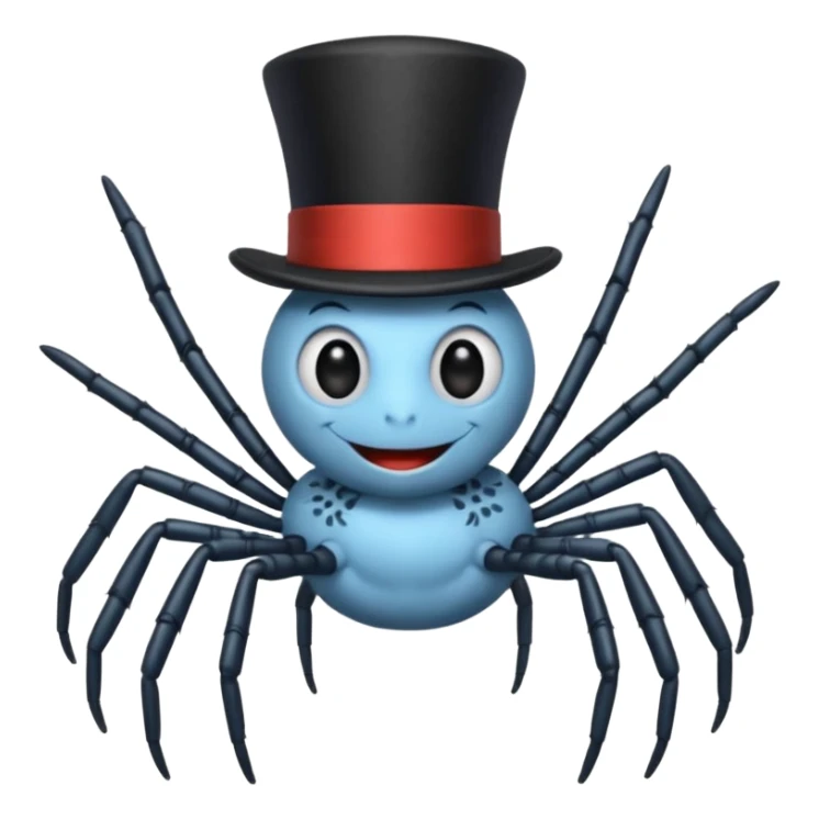 itsy bitsy spider Nursery Rhyme Character sticker