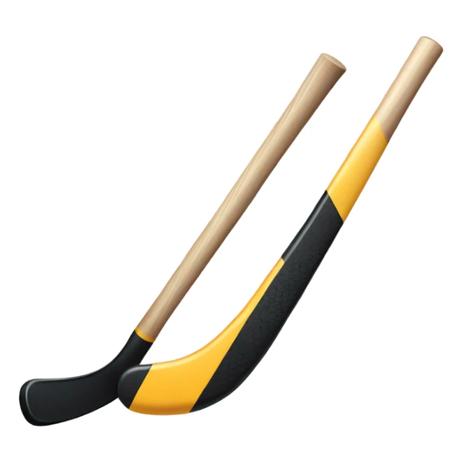 hockey stick and puck sticker