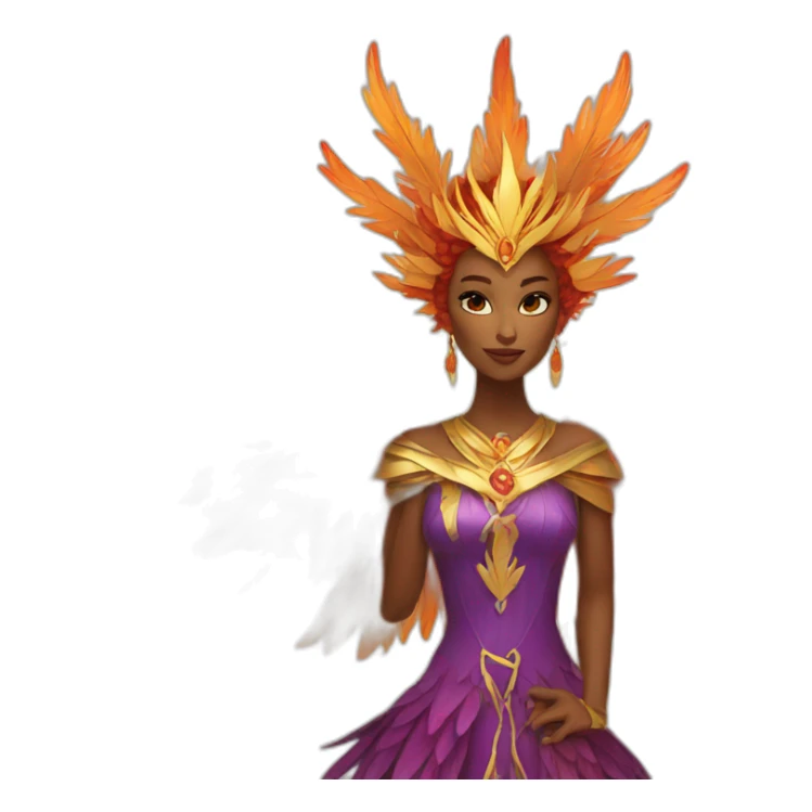 phoenix queen sticker
