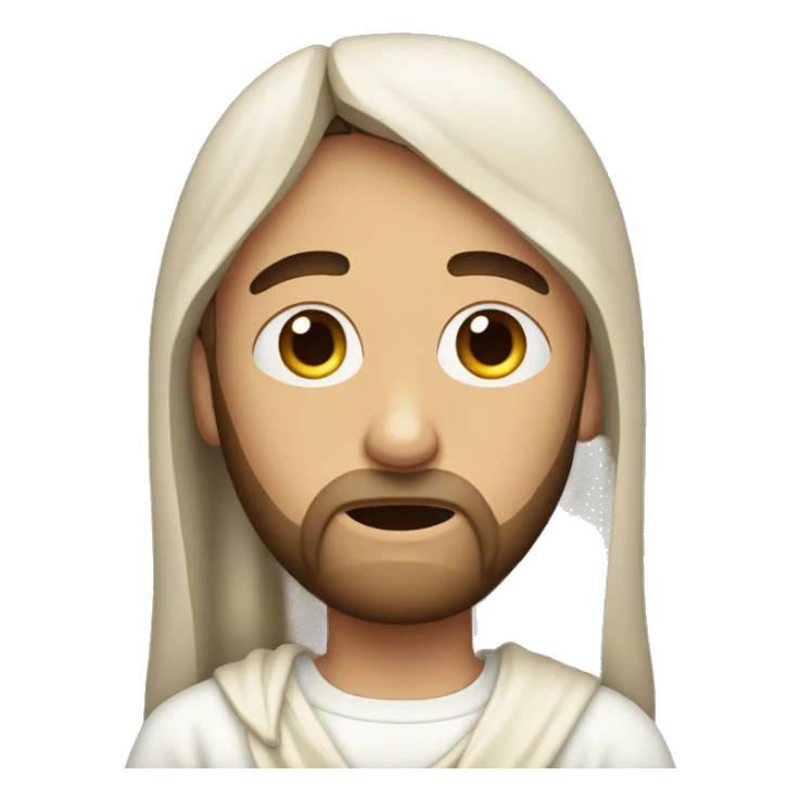 Jesus wept and shed tears sticker