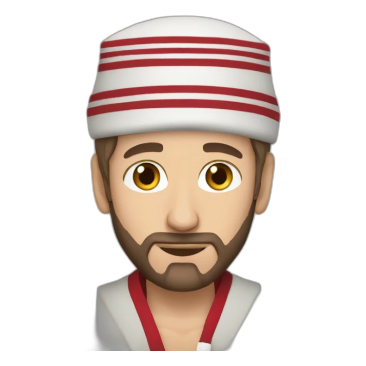 gareth southgate wearing arabian clothing sticker