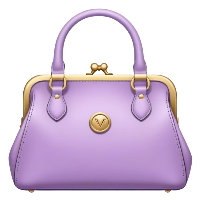 Lilac luxury purse sticker