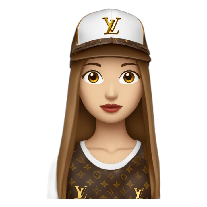 Only Louis Vuitton cap no face sticker