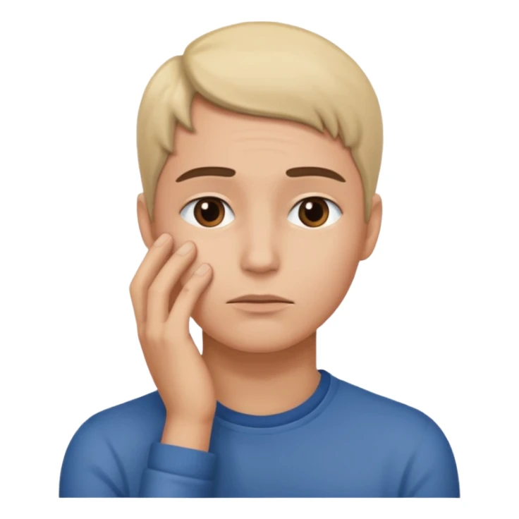 estas seguro preguntado  con mano en la cara sticker