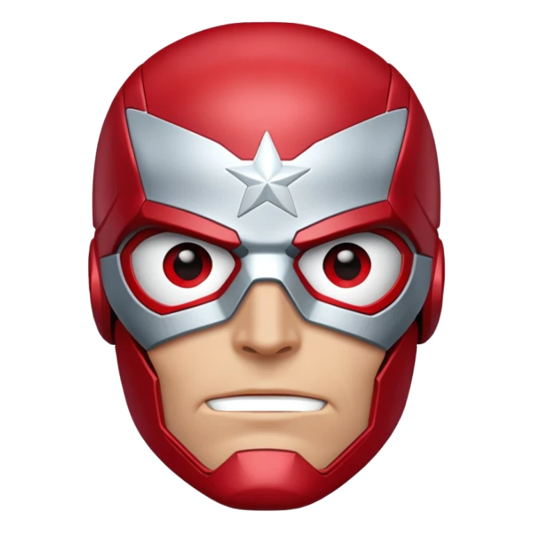 Vision marvel, red face from captain america: civil war sticker