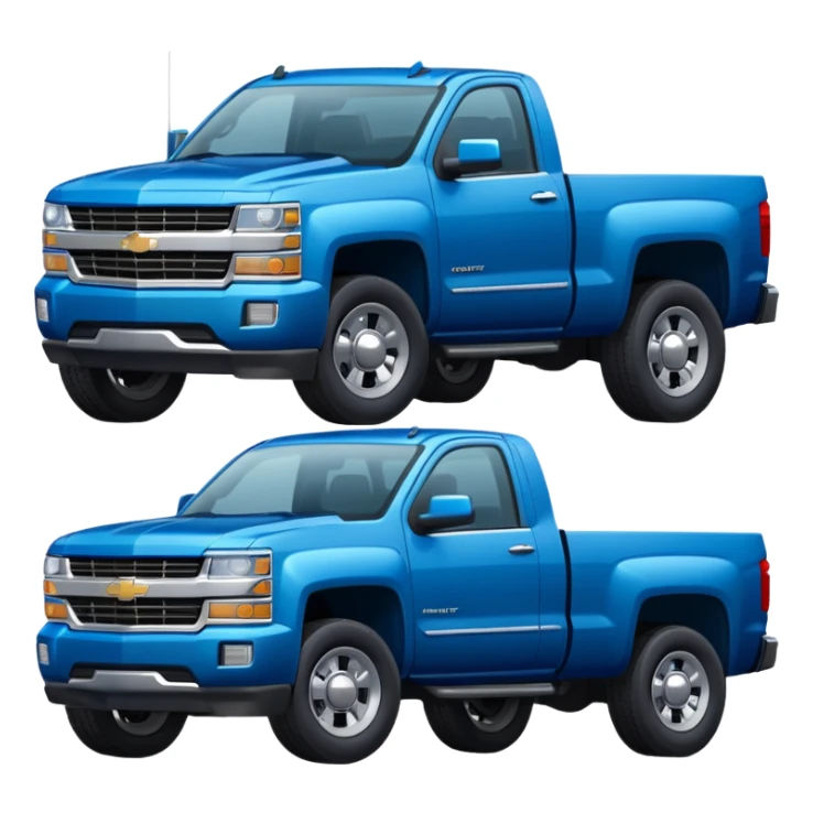 Modern Chevrolet truck sticker