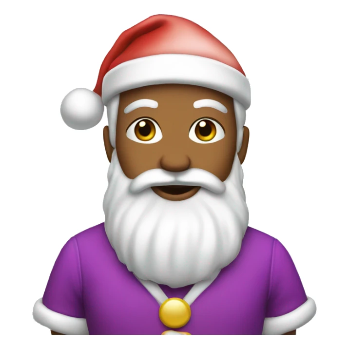 Santa Claus in a dress sticker