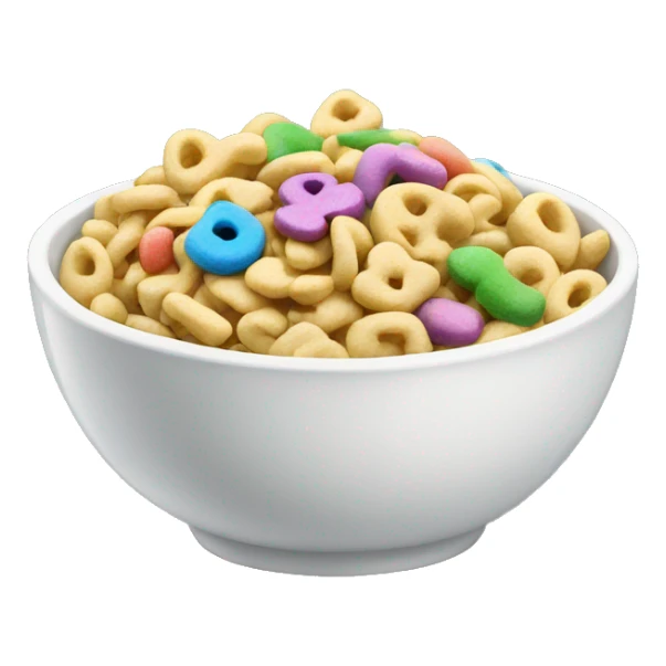 Bowl of lucky charms sticker