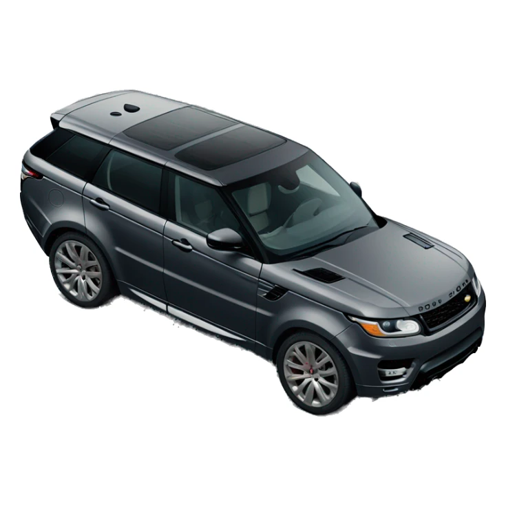 Dark grey Range Rover sport 24 edition sticker