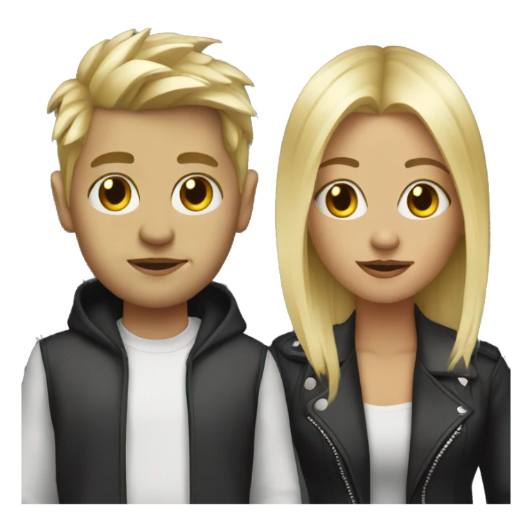 very ugly girl with blonde dj sticker