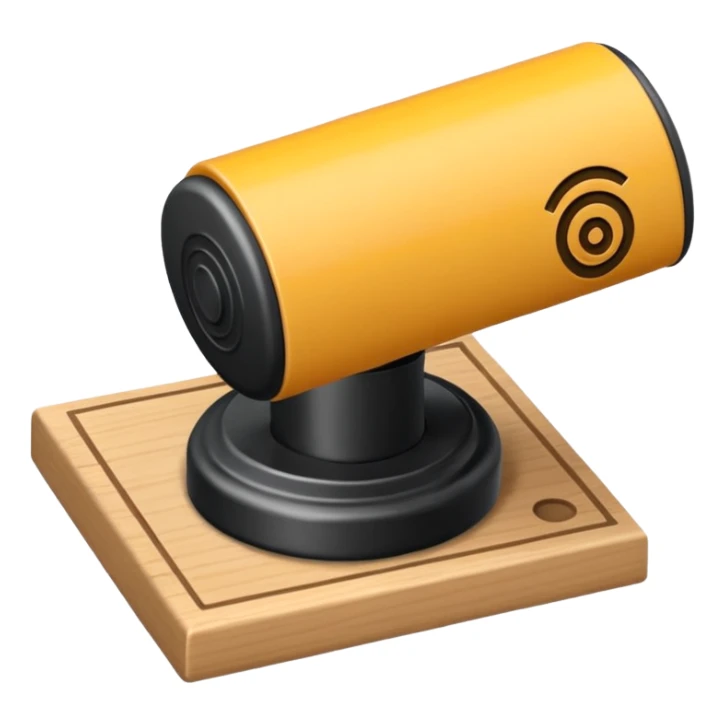 make me a STAMPER emoji with the browserbase logo 🅱️ – emoji inside of it sticker