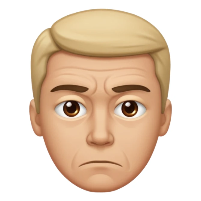 cara de tension sticker