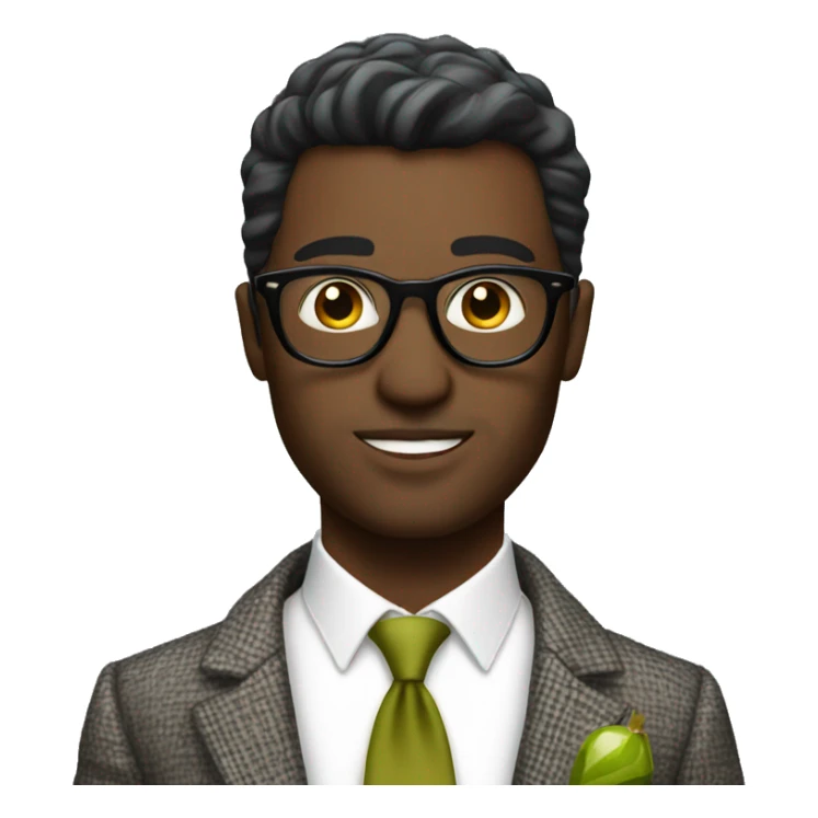 Fashion men with a martini  sticker