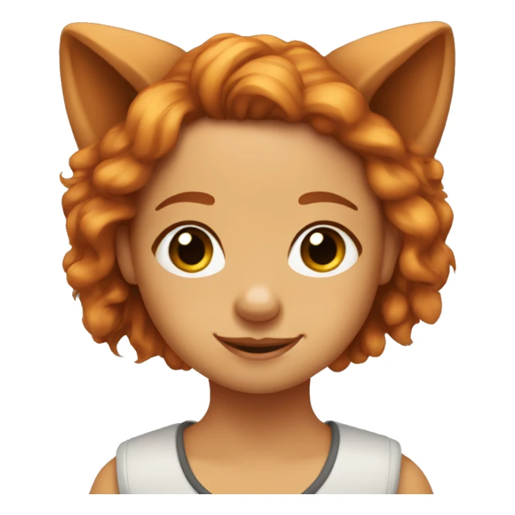 Ginger girl with an Australien Shepherd  sticker
