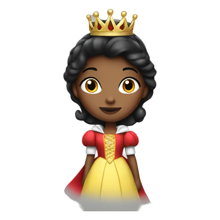 Snow White-princess in Christmas outfit sticker