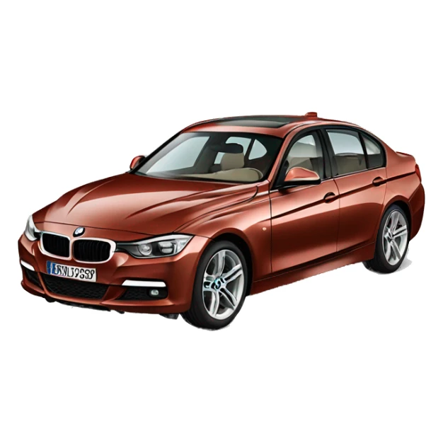 photorealistic bmw 3 series sticker