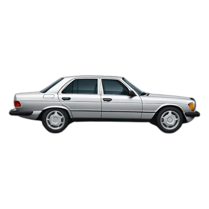 Mercedes SEL AmG with monoblock wheels sticker