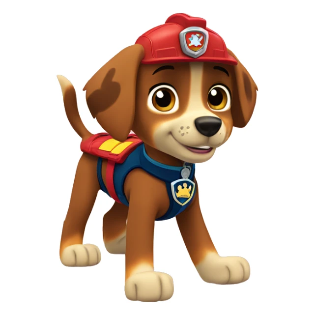 Paw patrol but it’s not a person place or thing.  sticker