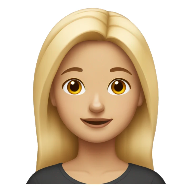 blonde girl with a corgi  sticker