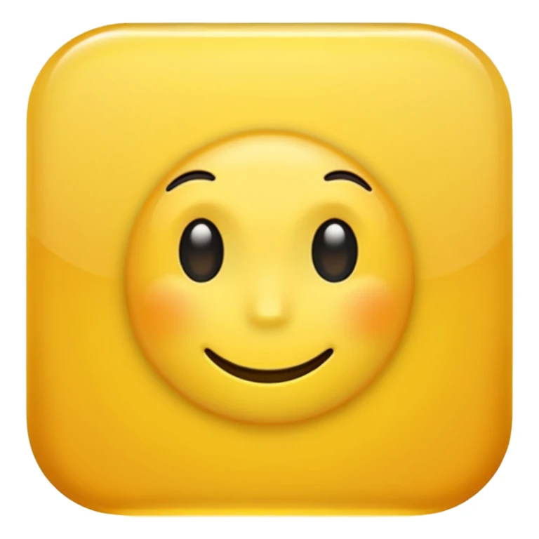 a yellow button look alike youtube logo with gradiant effect and darker outline it will be used for showing something or as starting button  sticker