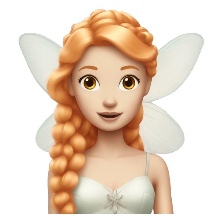 Pale Barbie fairy ginger sticker