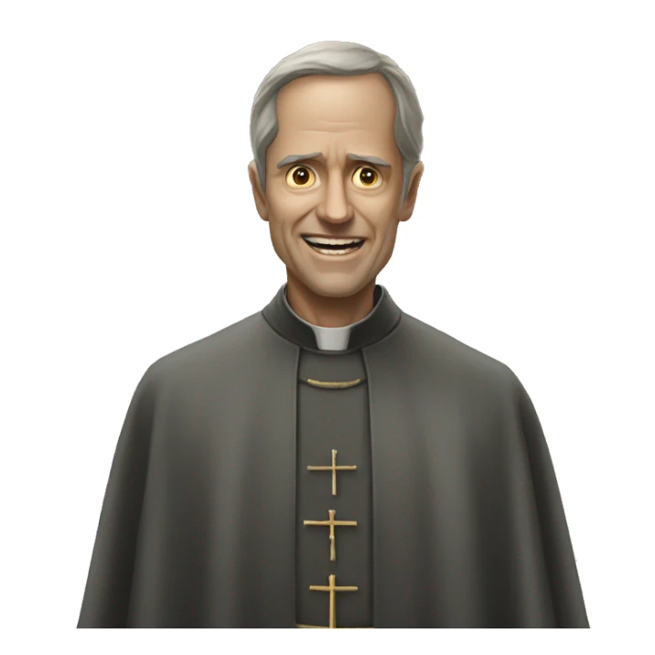 sacerdote de la película el exorcista sticker