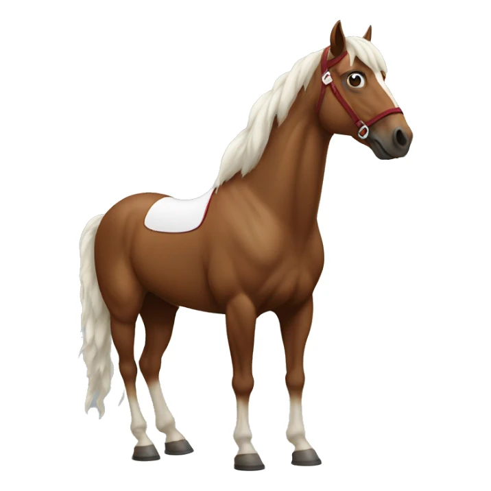 oklahoma sooners mascot as a horse sticker