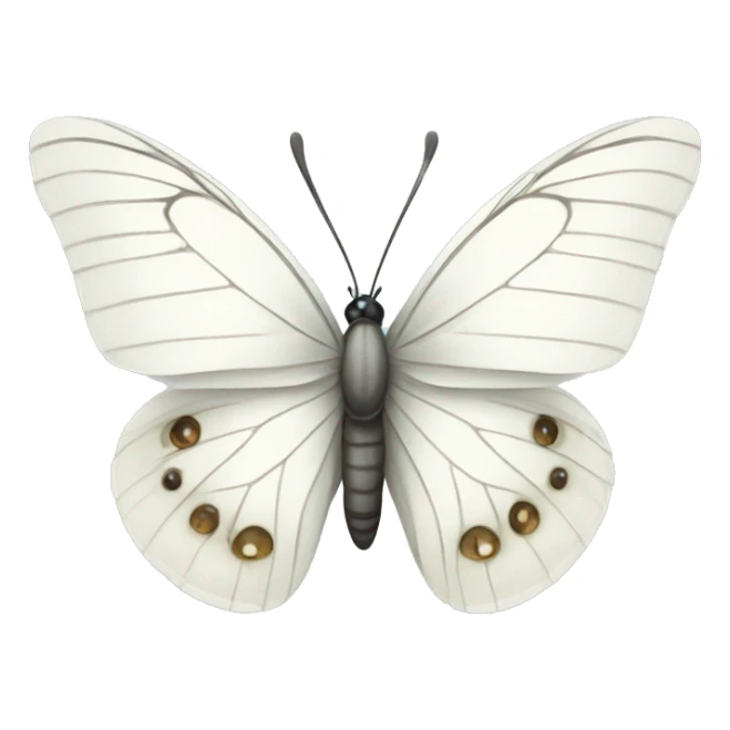 White butterfly  sticker