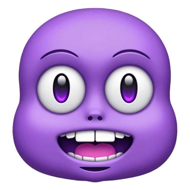 word bitch in purple text only sticker