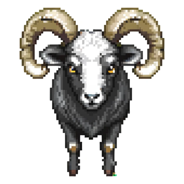 black ram sticker