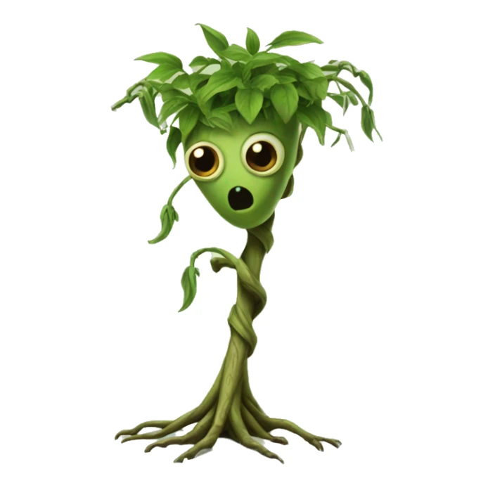 bowtruckle: Small, tree-guardian creatures resembling sticks with eyes, known for their attachment to particular trees and wood. sticker