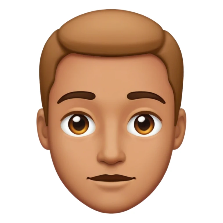 realistic portrait of a man sticker